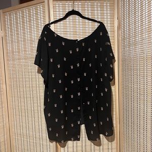 Squirrel Print Blouse